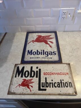 Mobilgas reproduction Tin Metal Signs advertising signs
